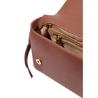 Braune Handtasche aus Polyethylen