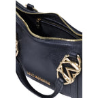 Schwarze Handtasche aus Polyethylen