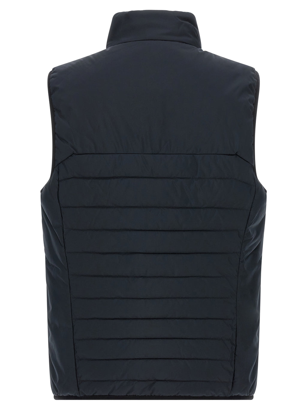 Ärmellose blaue Jacke aus Polyester