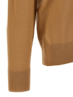 Brauner Cardigan aus reiner Schurwolle