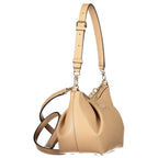 Beige Polyurethane Damen Handtasche
