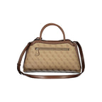 Beige Polyurethane Damen Handtasche