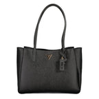 Schwarze Handtasche aus Polyethylen