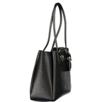 Schwarze Handtasche aus Polyethylen