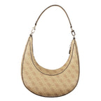 Beige Polyurethane Damen Handtasche