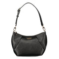 Schwarze Handtasche aus Polyethylen