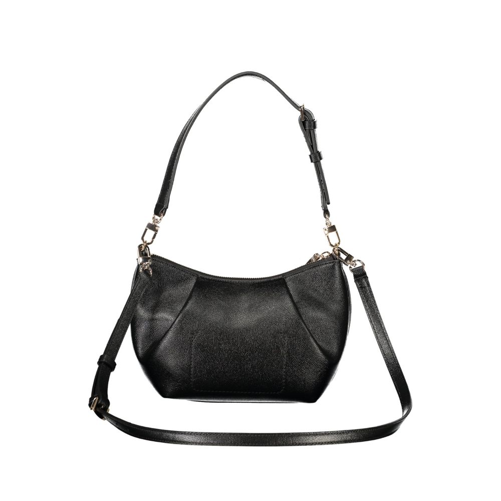Schwarze Handtasche aus Polyethylen
