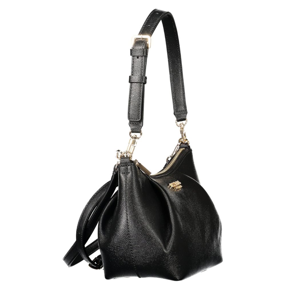 Schwarze Handtasche aus Polyethylen