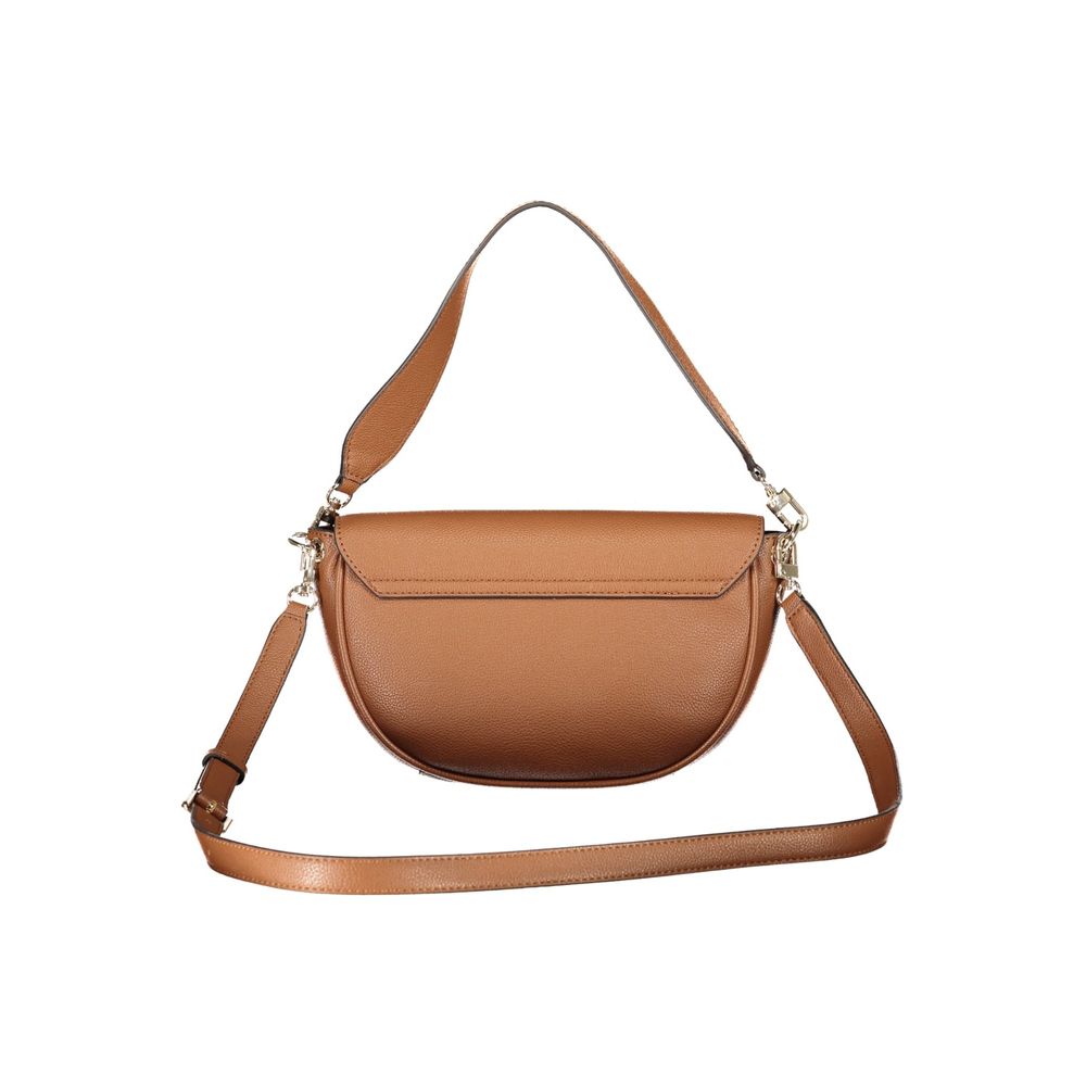 Damen-Tasche aus braunem Polyurethan