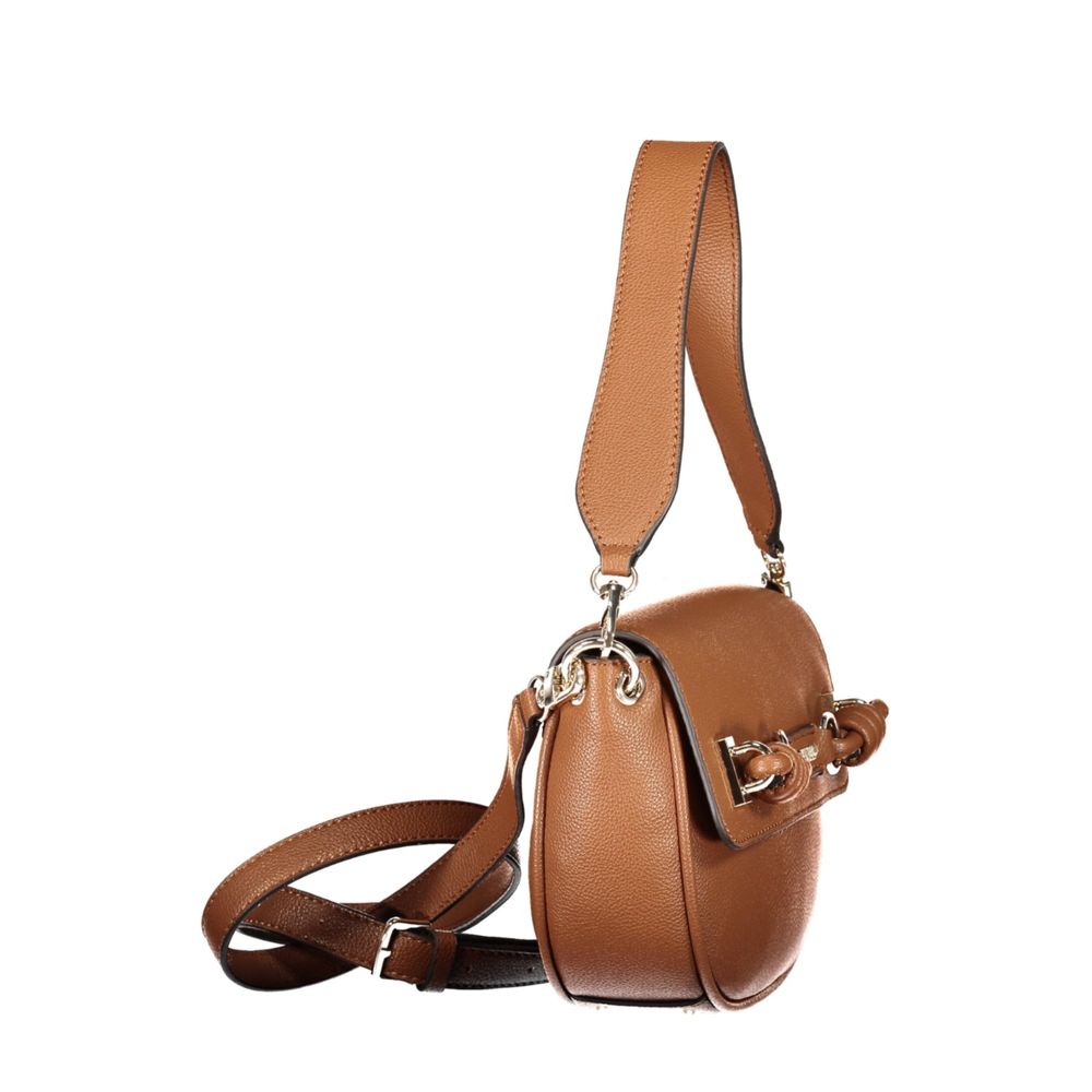 Damen-Tasche aus braunem Polyurethan