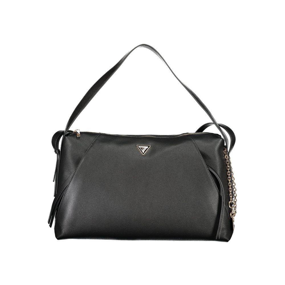 Schwarze Handtasche aus Polyethylen