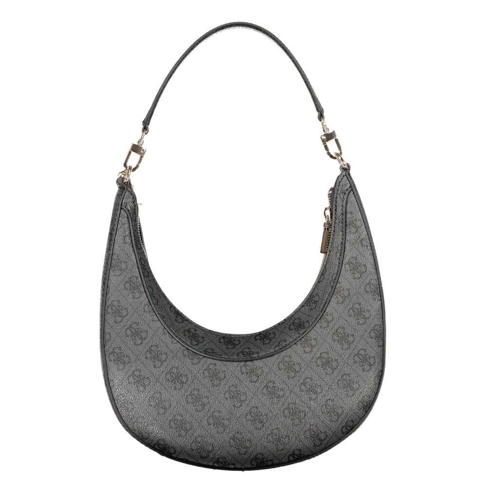Schwarze Handtasche aus Polyethylen