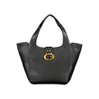 Schwarze Handtasche aus Polyethylen