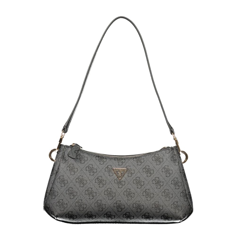 Schwarze Handtasche aus Polyethylen