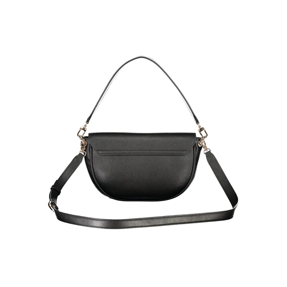 Schwarze Handtasche aus Polyethylen