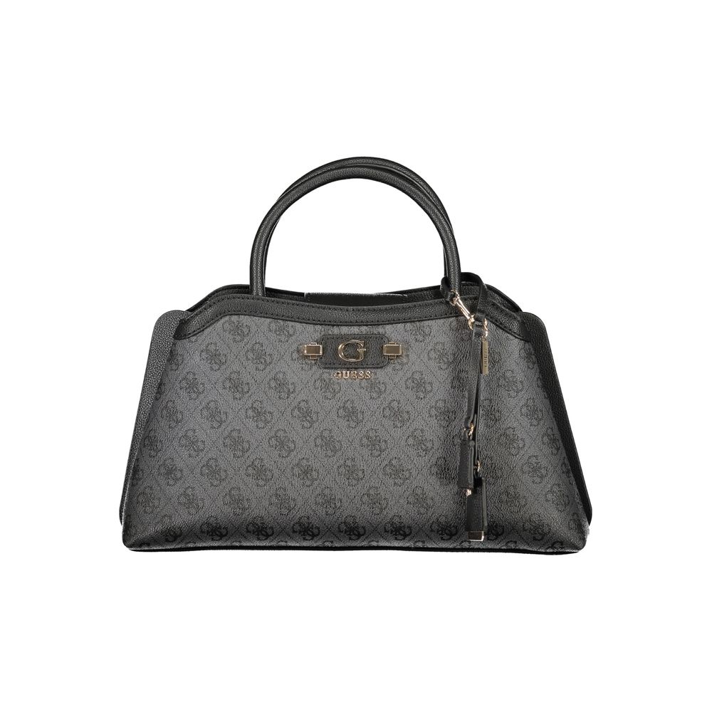 Schwarze Handtasche aus Polyethylen