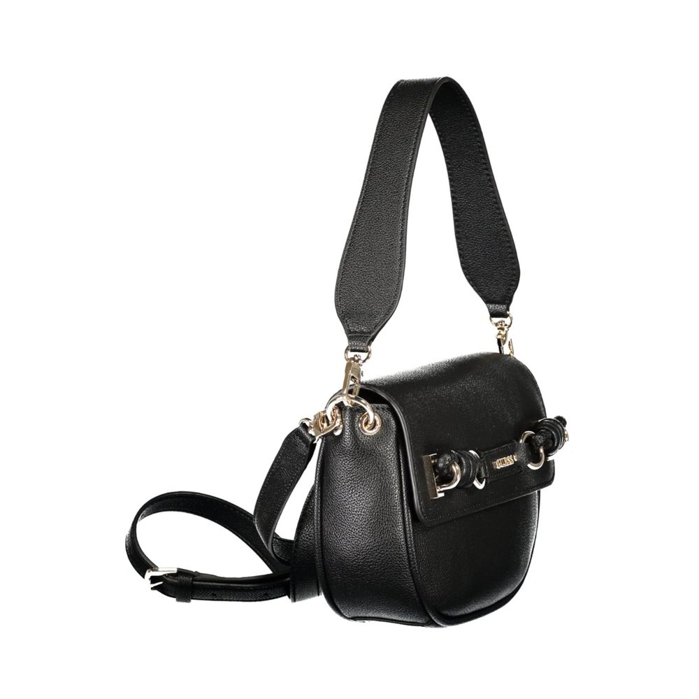 Schwarze Handtasche aus Polyethylen