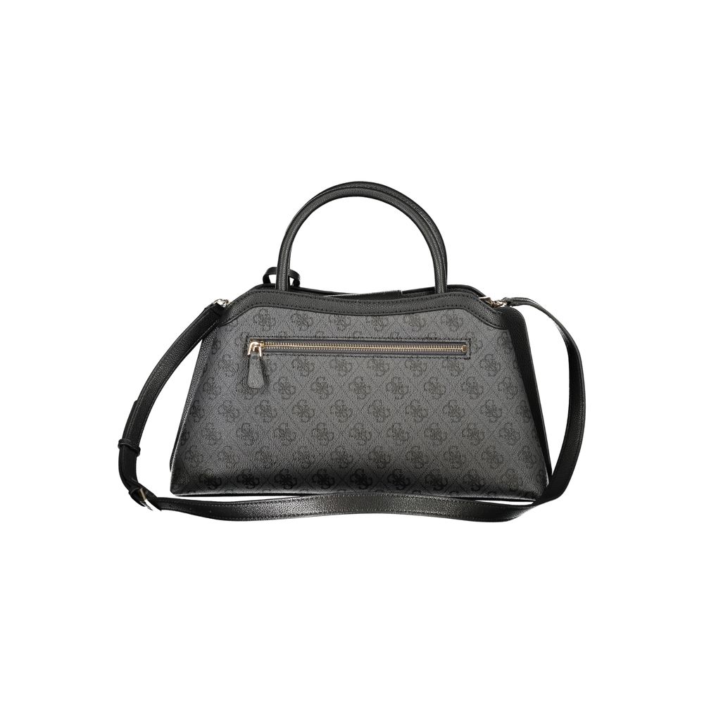 Schwarze Handtasche aus Polyethylen