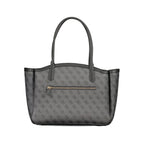 Schwarze Handtasche aus Polyethylen