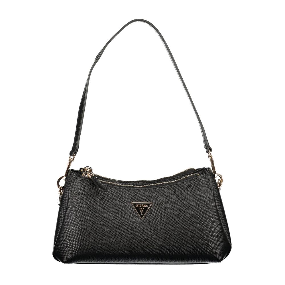 Schwarze Handtasche aus Polyethylen