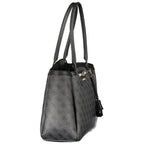 Schwarze Handtasche aus Polyethylen