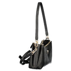 Schwarze Handtasche aus Polyethylen