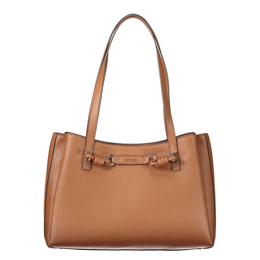 Braune Handtasche aus Polyethylen