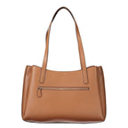 Braune Handtasche aus Polyethylen