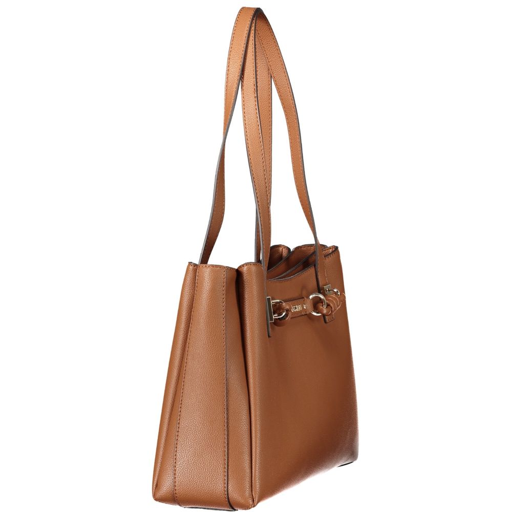Braune Handtasche aus Polyethylen