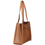 Braune Handtasche aus Polyethylen