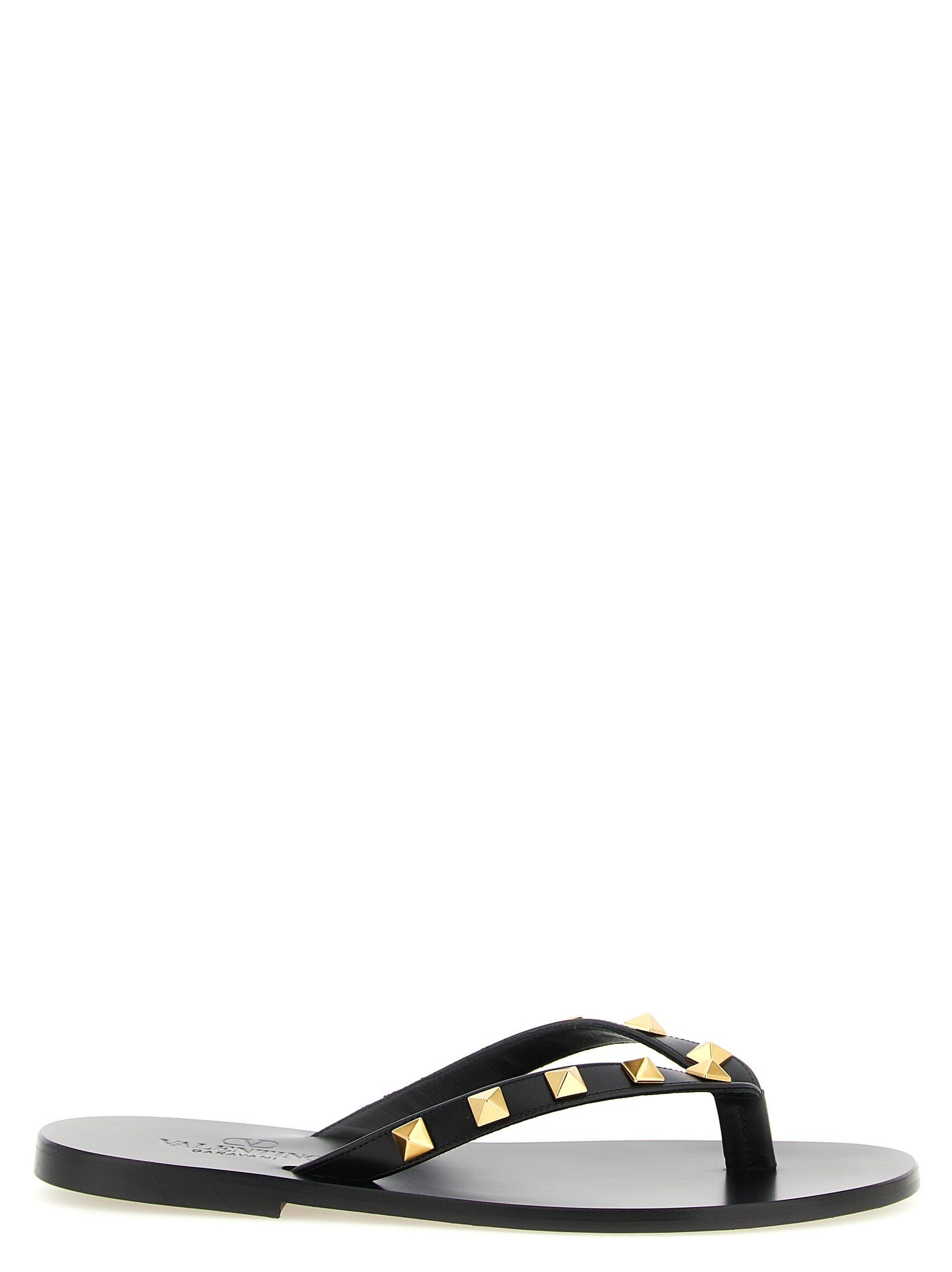 Schwarze Kalbsleder-Slipper