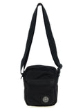 Schwarze Crossbody-Tasche aus Polyamid