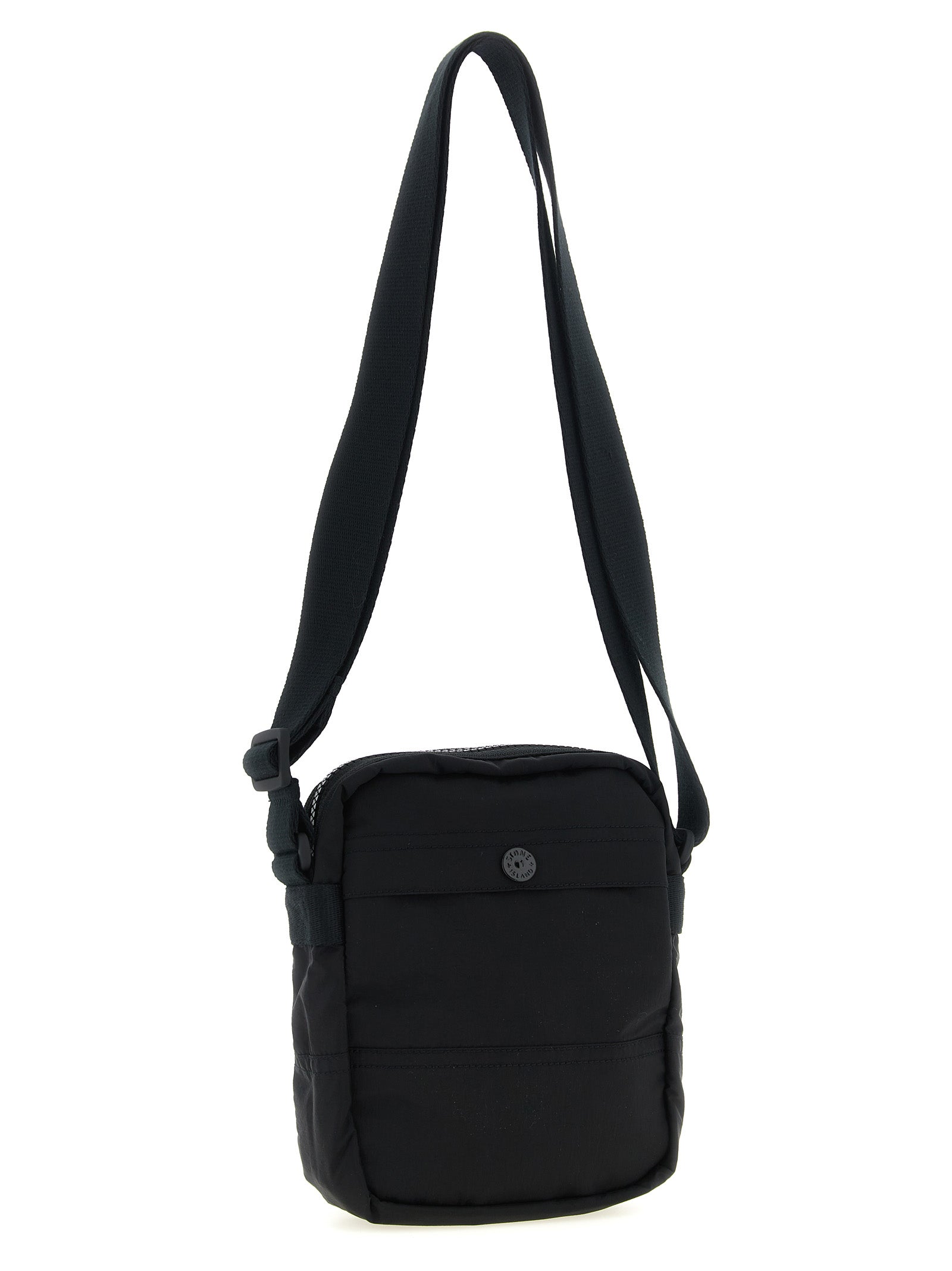 Schwarze Crossbody-Tasche aus Polyamid