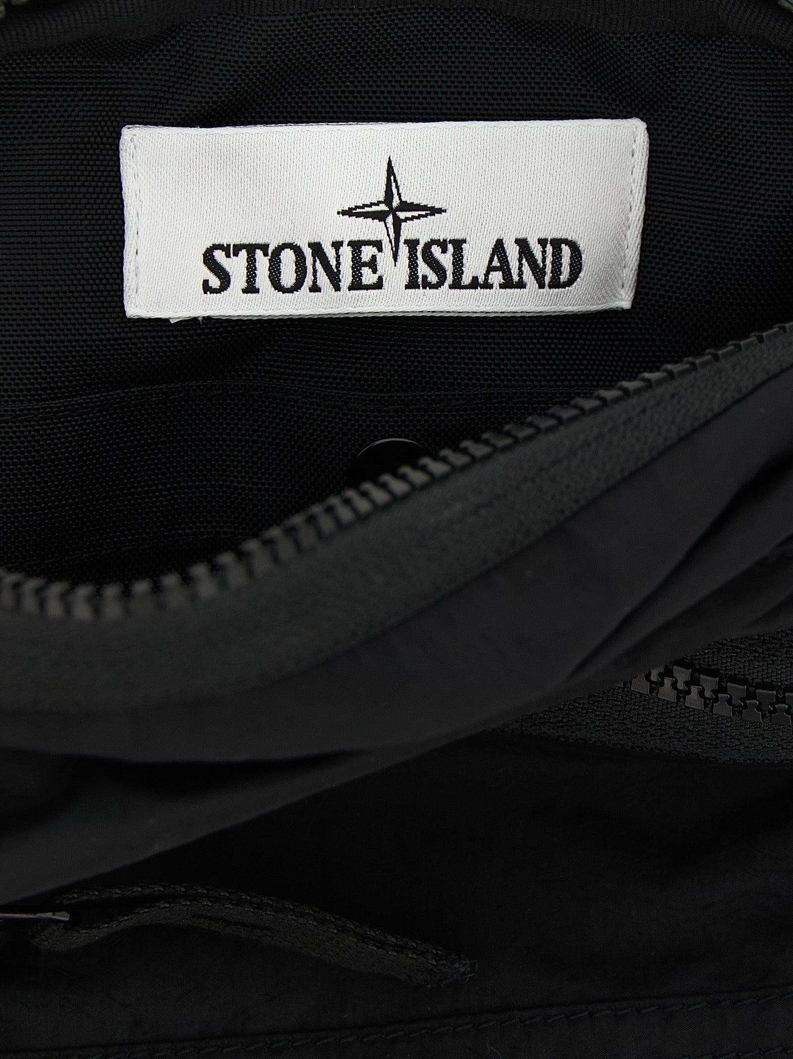 Schwarze Crossbody-Tasche aus Polyamid