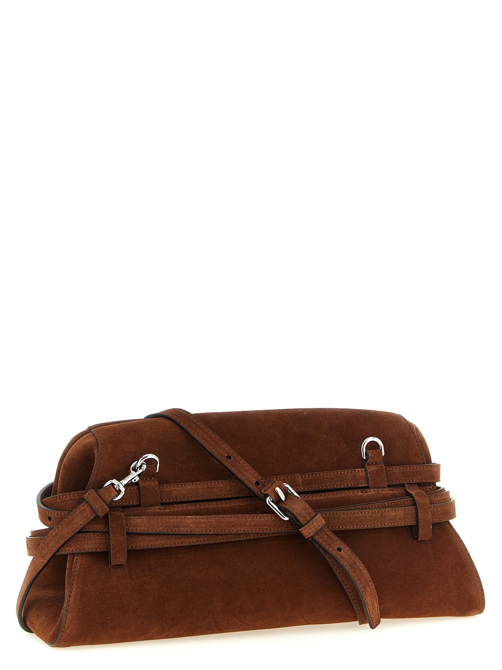 Braune Kalbsleder-Clutch