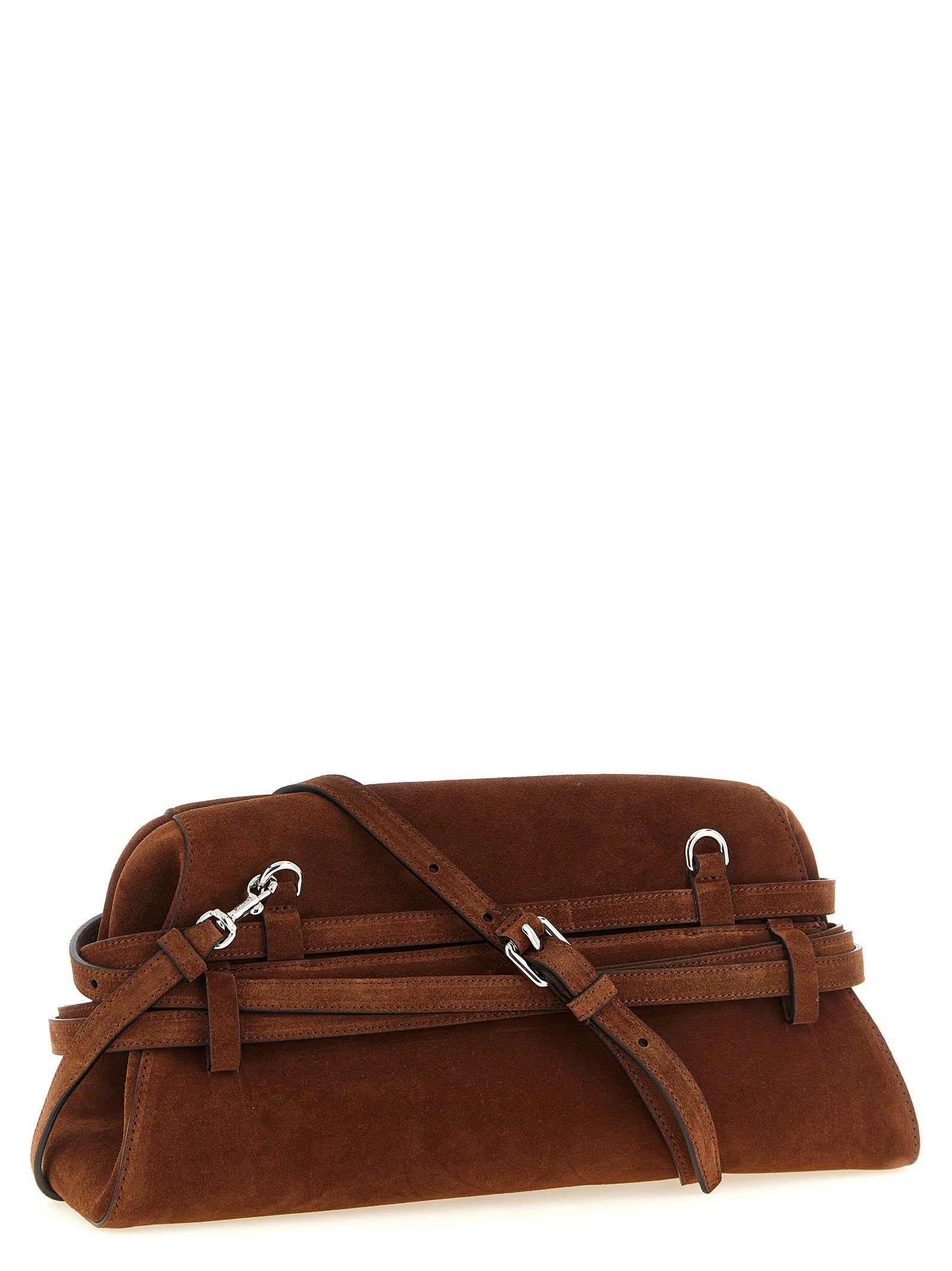Braune Kalbsleder-Clutch