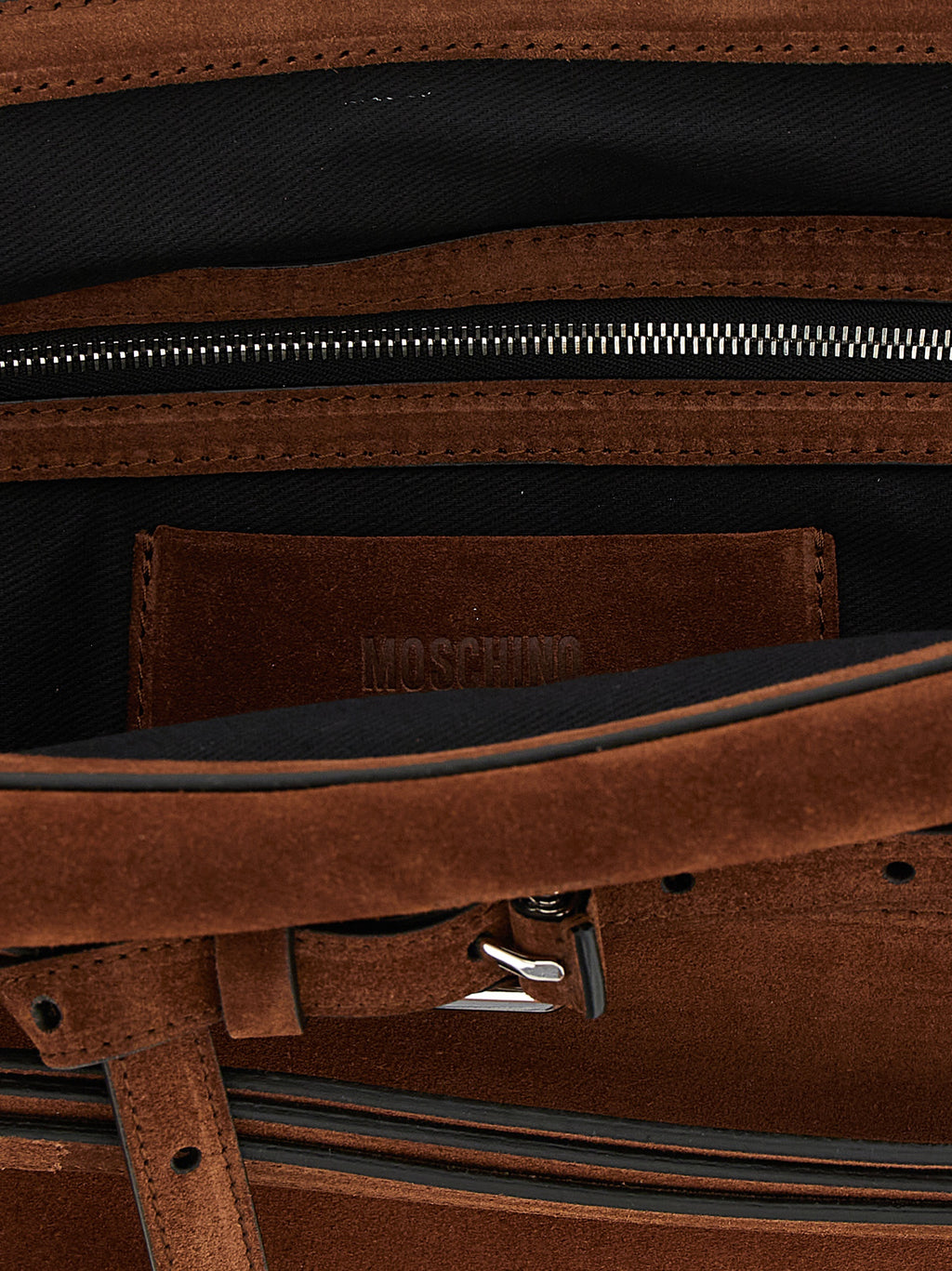 Braune Kalbsleder-Clutch