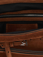 Braune Kalbsleder-Clutch