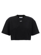 Schwarzes Baumwoll-T-Shirt