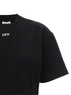 Schwarzes Baumwoll-T-Shirt