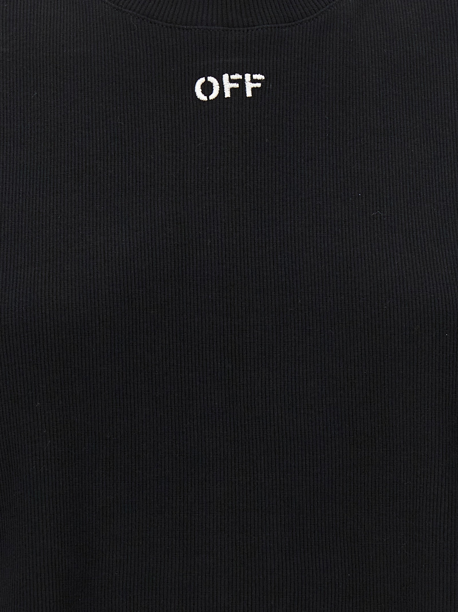 Schwarzes Baumwoll-T-Shirt