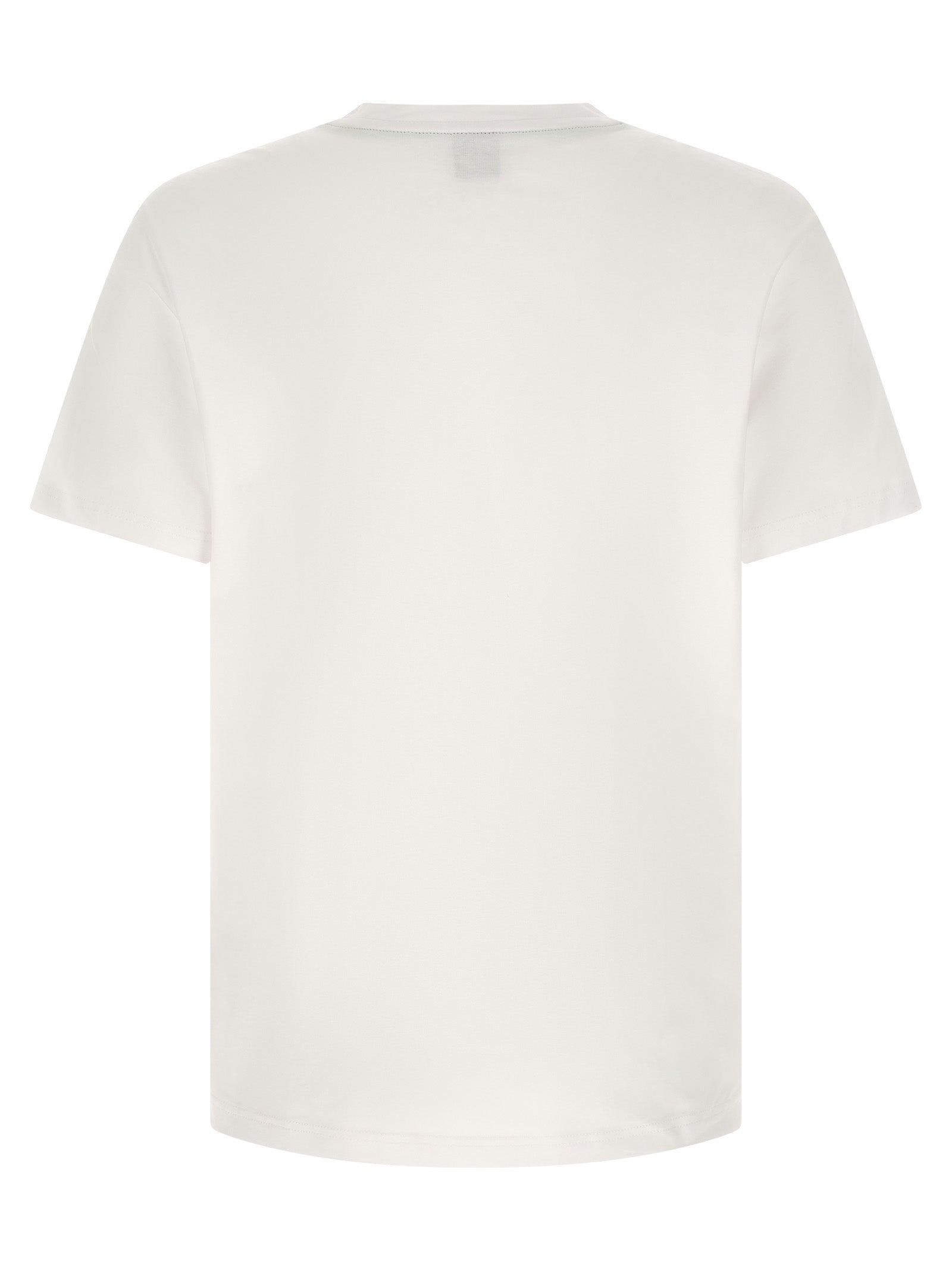 Weißes Baumwoll-T-Shirt