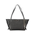 Schwarze Handtasche aus Polyethylen