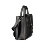 Schwarze Tasche aus Polyurethan