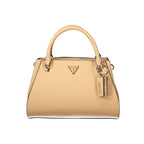 Beige Polyurethane Damen Handtasche