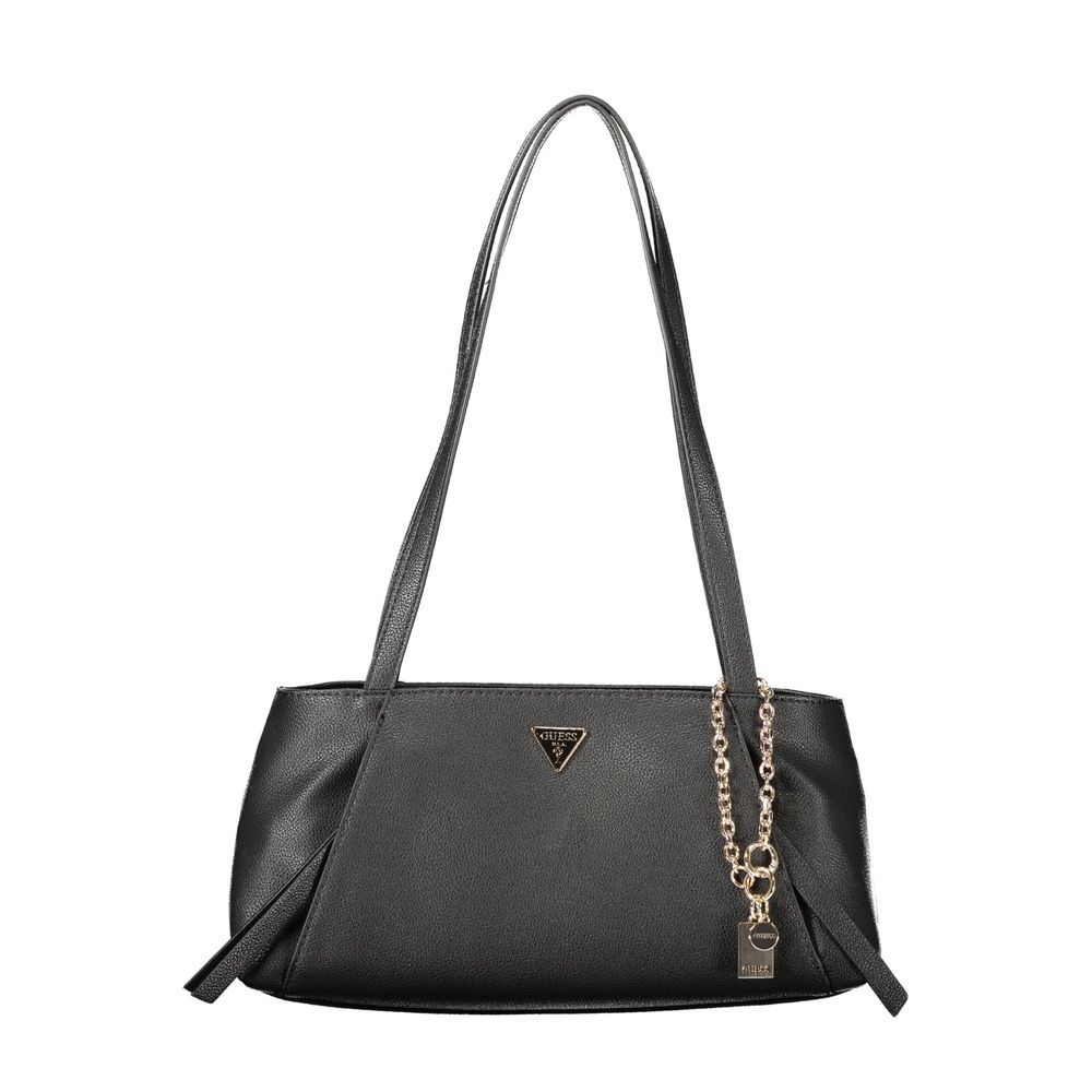 Schwarze Handtasche aus Polyethylen