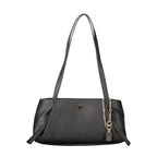 Schwarze Handtasche aus Polyethylen