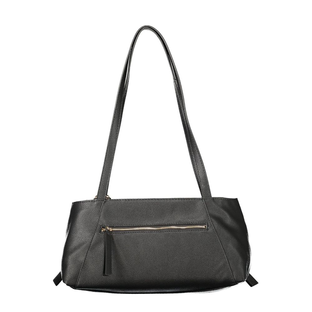 Schwarze Handtasche aus Polyethylen