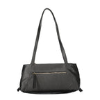Schwarze Handtasche aus Polyethylen
