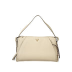 Beige Polyurethane Damen Handtasche